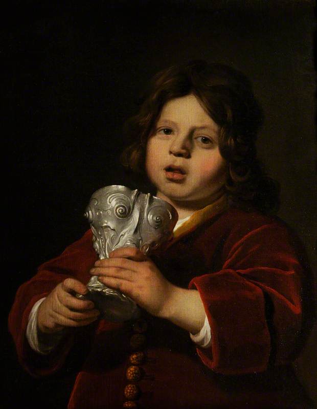 A Boy with a Silver Cup by Christian van Vianen of 1640