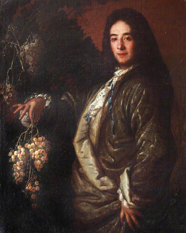Portrait of a Gentleman Holding a Grapevine