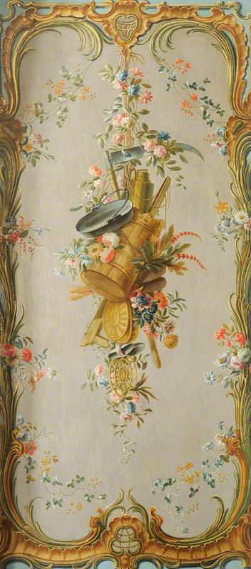 Decorative Wall Panel with Agricultural Tools
