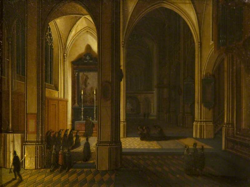 Interior of St Bavo, Haarlem