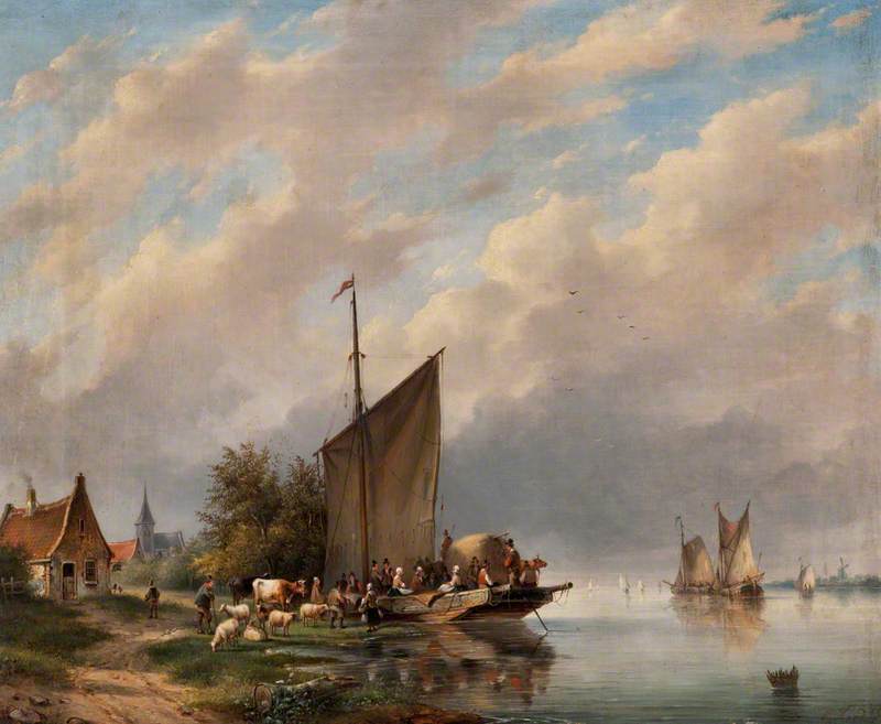 A Dutch River Scene