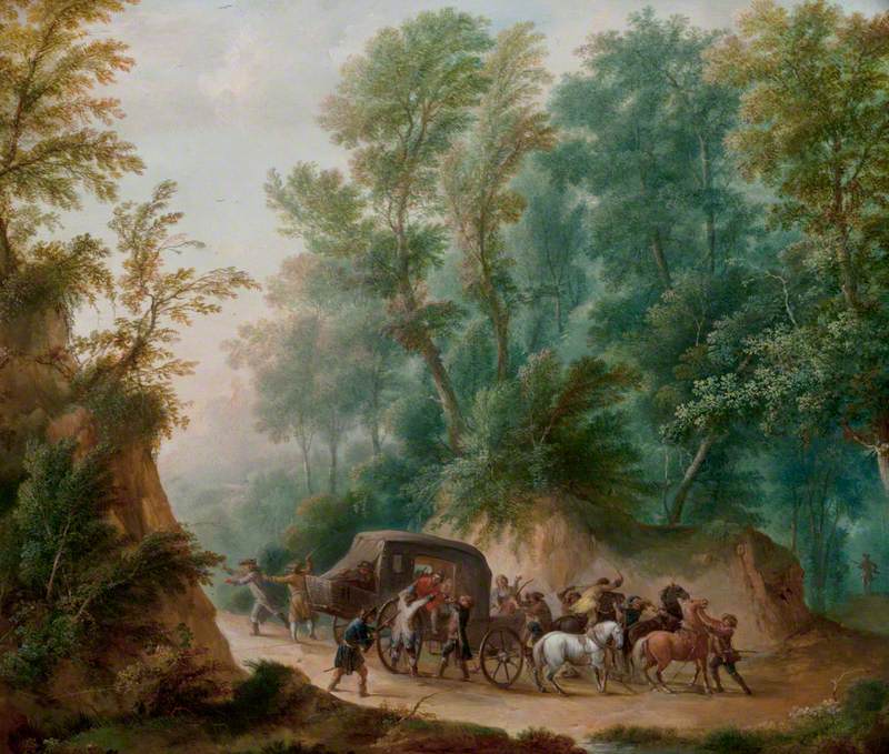 Military Scene in a Landscape