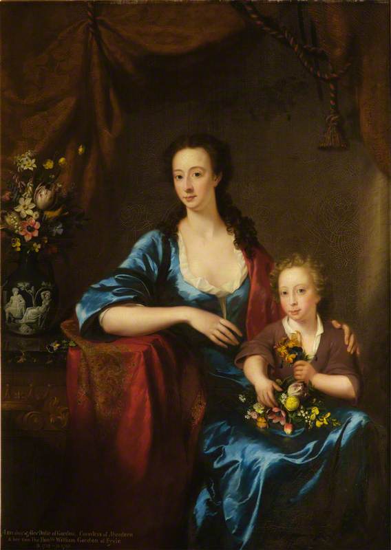 Anne (1713–1791), Countess of Aberdeen, and Her Son, Lord William Gordon of Fyvie (1736–1816)