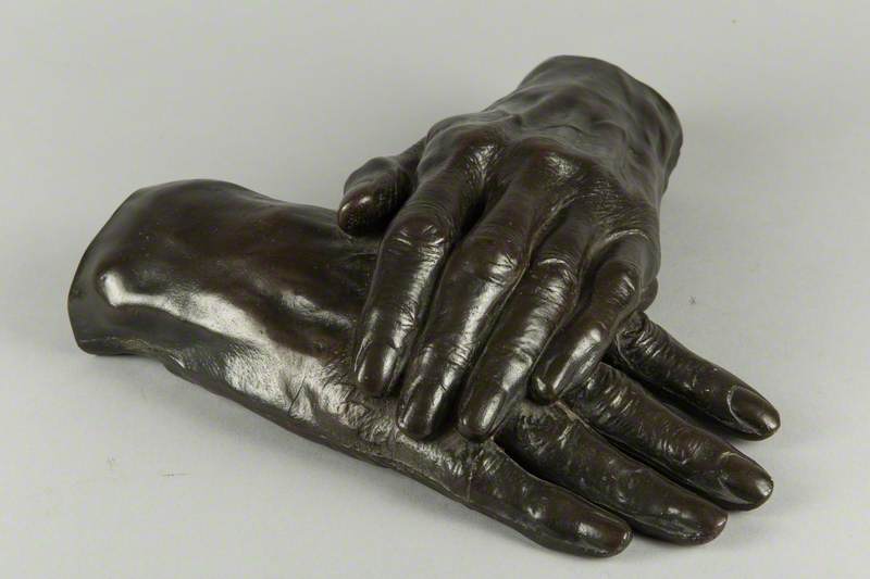 Crossed Hands of Thomas Carlyle