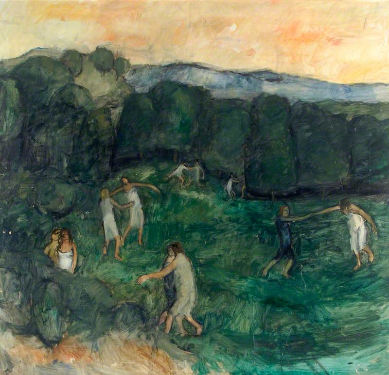 Dancing Figures in a Landscape