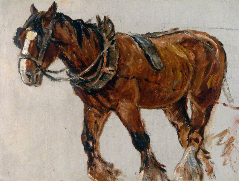 Ploughing Horse