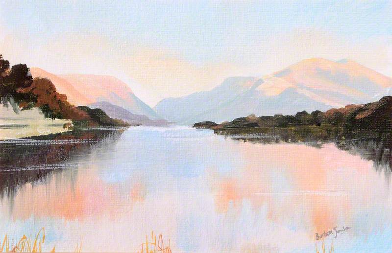 Lake and Mountains