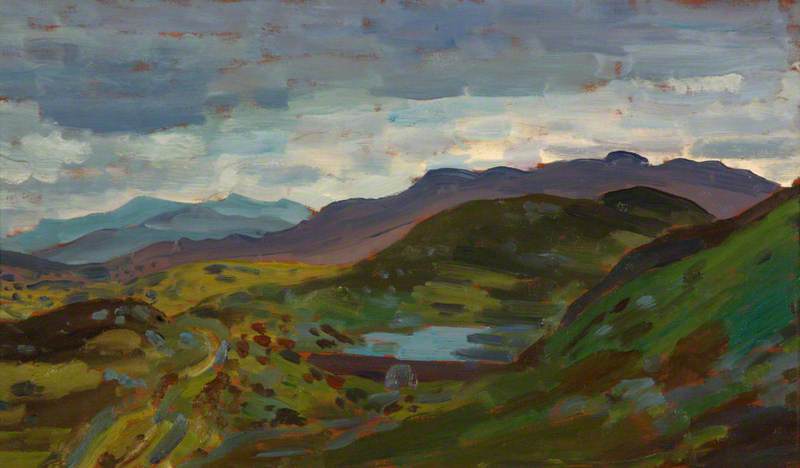Welsh Mountains: Merioneth; A View from Tanygrisiau