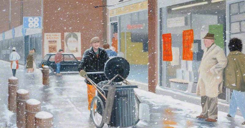 Winter Work, Brunswick Road, Buckley