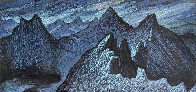 Nocturne: The Horseshoe Ridge, Snowdon