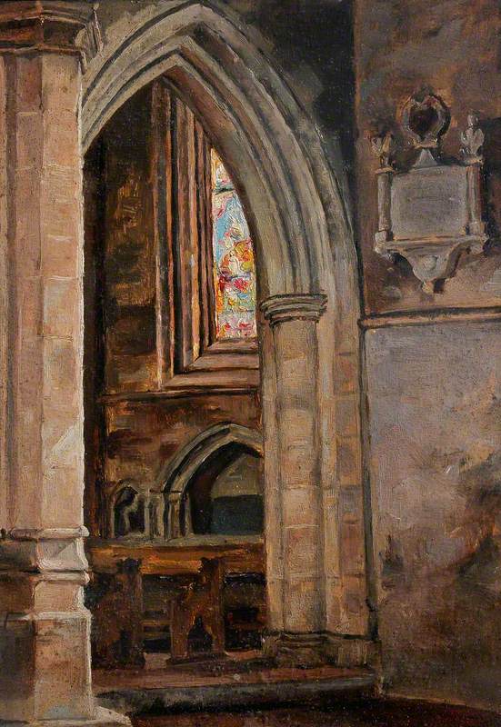 Part of South Transept, Bangor Cathedral