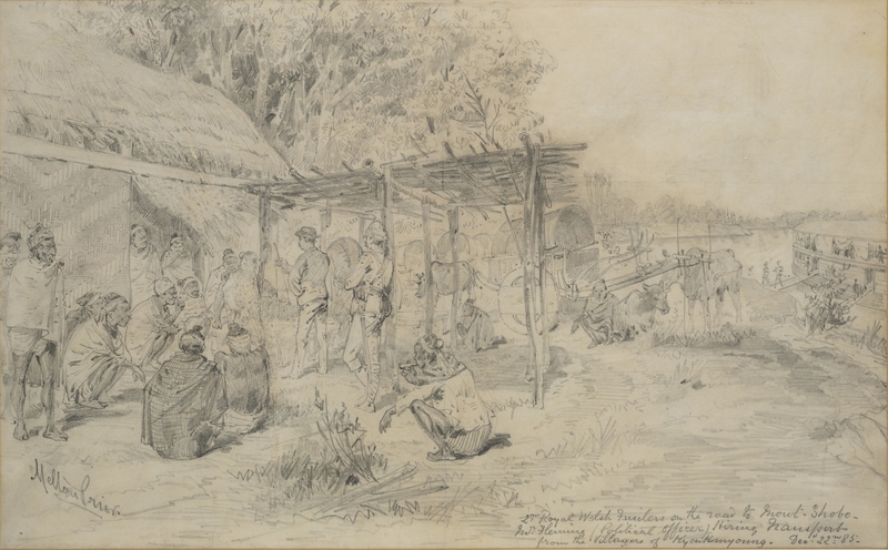 1 Royal Welch Fusiliers on the Road to Mount Shobo