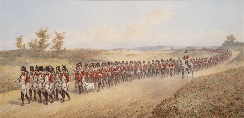 2nd Battalion Royal Welsh Fusiliers, March through Wales