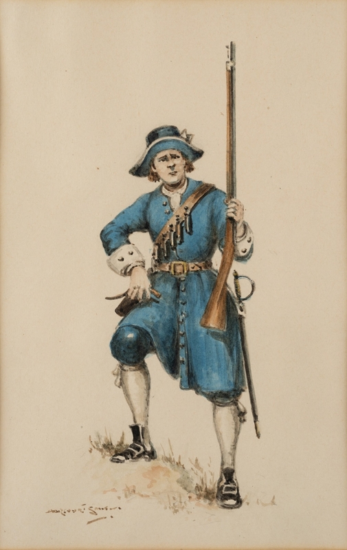 Colonel Lord Herbert's Regiment of Foot, (later the Royal Welsh Fusiliers) Private, 1689