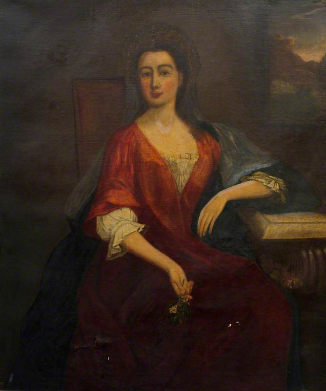 Portrait of an Unknown Lady in a Red Dress