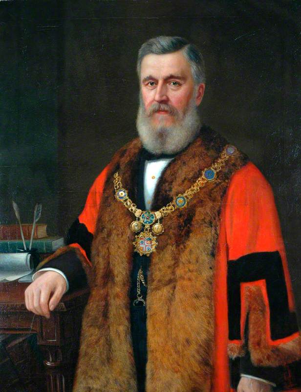 Alderman Richard Ellis, JP, Mayor (1884–1887)