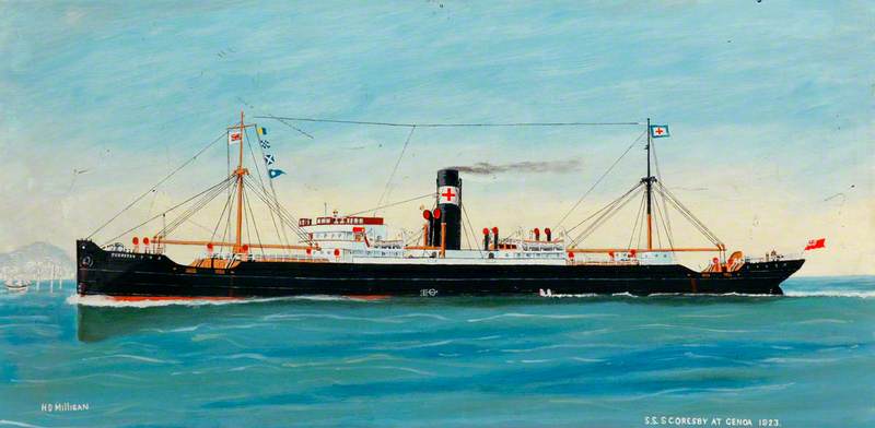 SS 'Scorsby' at Genoa