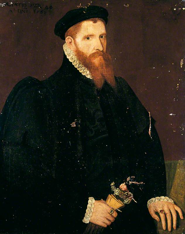 Portrait of an Unknown Man with a Red Beard, Aged 40