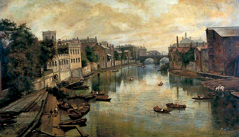 View on the River Ouse Looking Downstream from Lendal Bridge