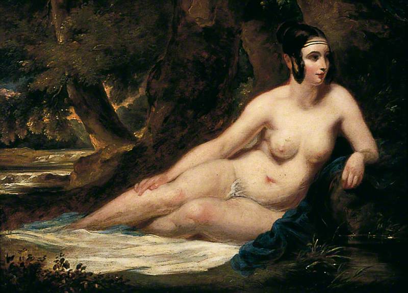 Reclining Female Nude in a Landscape