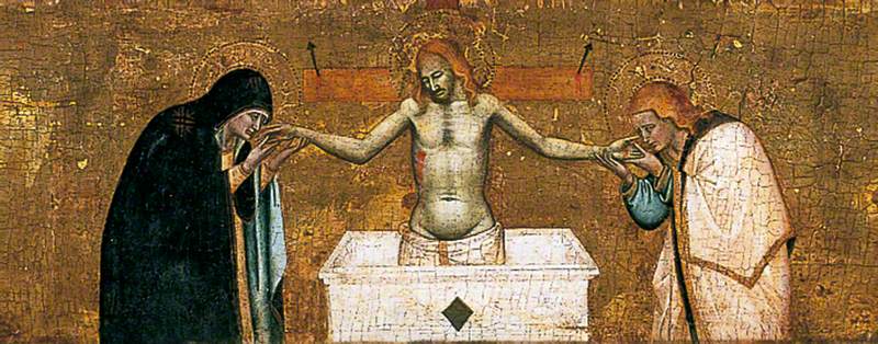 The Dead Christ with the Virgin and St John
