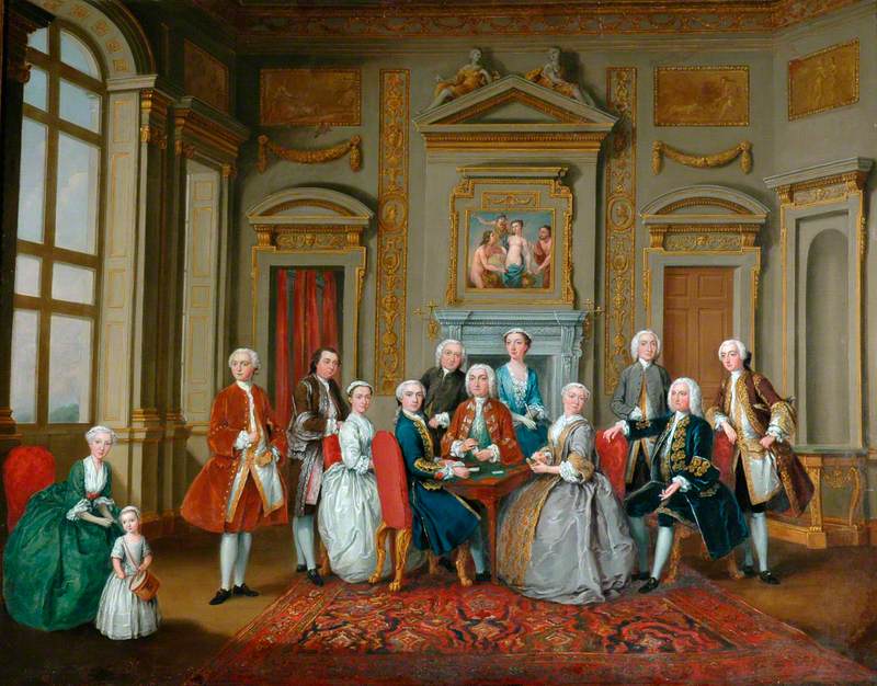 Lord Tylney and His Family and Friends at Wanstead House, Essex