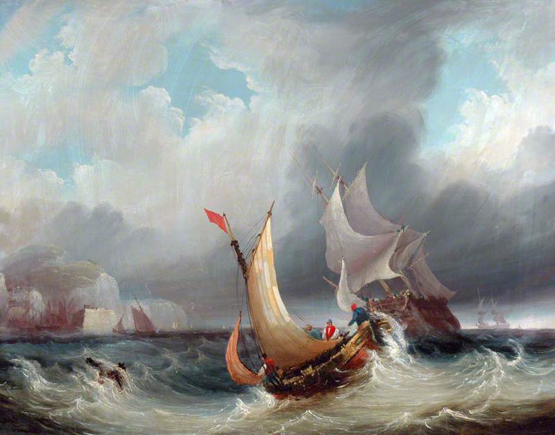 Shipping Offshore in a Stormy Sea