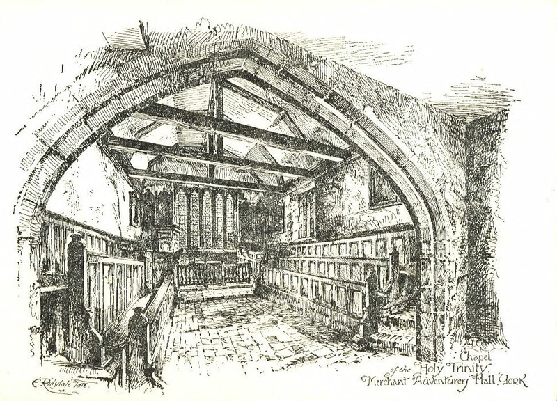 View showing the Chapel at the south east end of the Merchant Adventurers’ Hall.