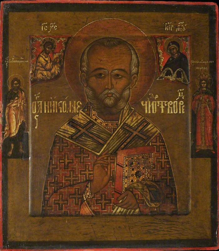 Icon with Saint Nicholas the Wonder-Worker