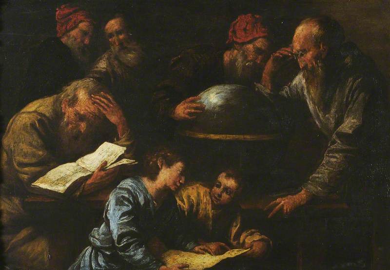 The Philosophers (Ptolemy and Euclid with Their Pupils)