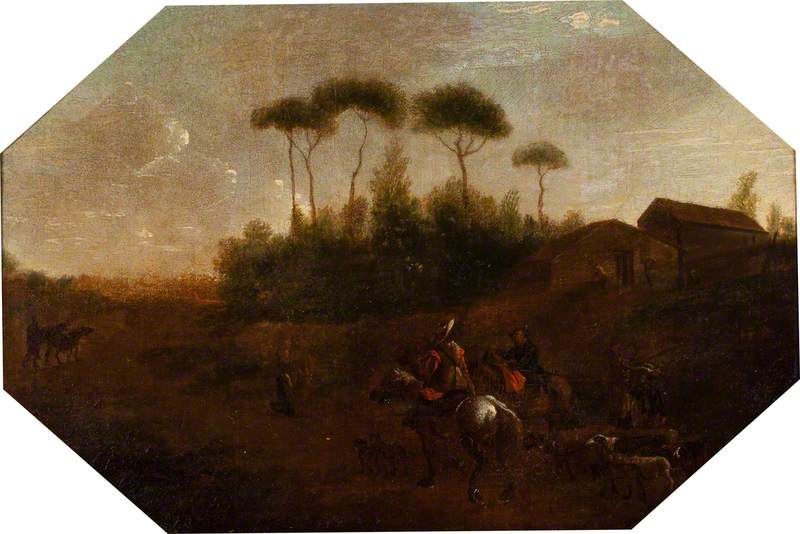 Landscape with a Huntsman in the Roman Campagna