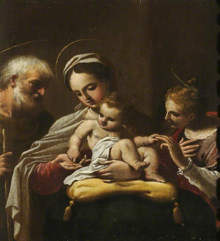 The Holy Family with Saint Catherine