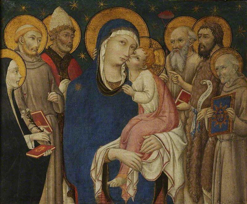 The Virgin and Child, with Six Saints
