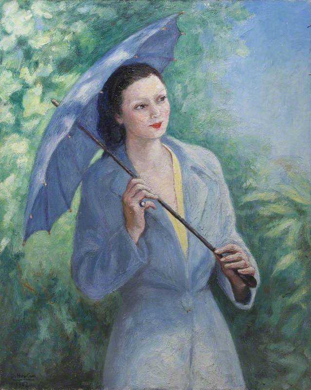 Portrait of a Lady in Blue