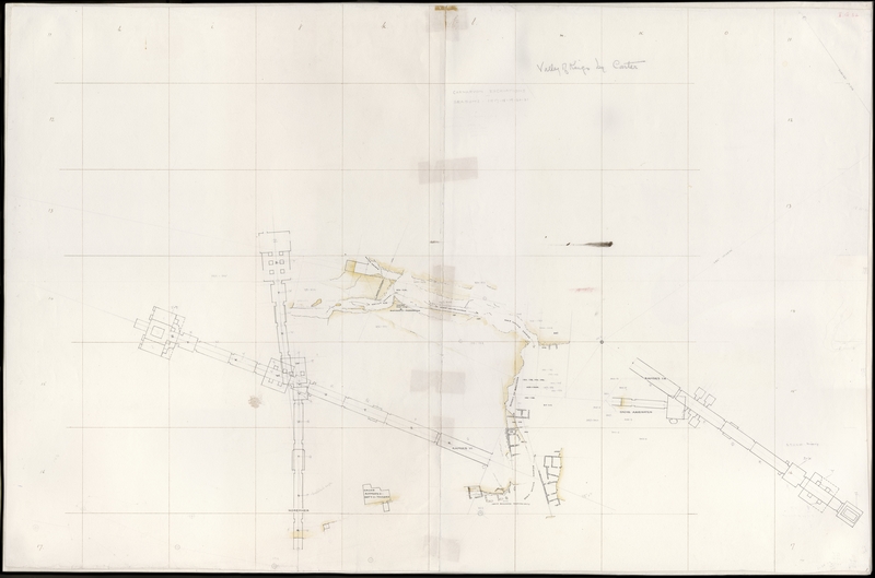 Howard Carter's Map for the Valley of the Kings