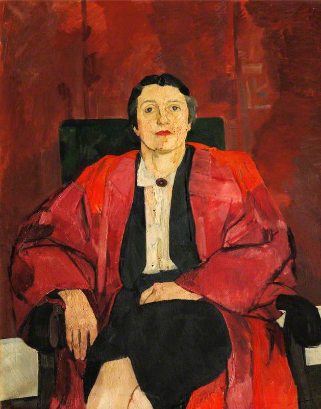 Janet Vaughan, Principal (1945–1967), by  Claude Rogers (1907–1979) 