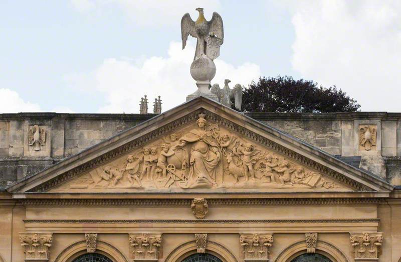 Library East Tympanum