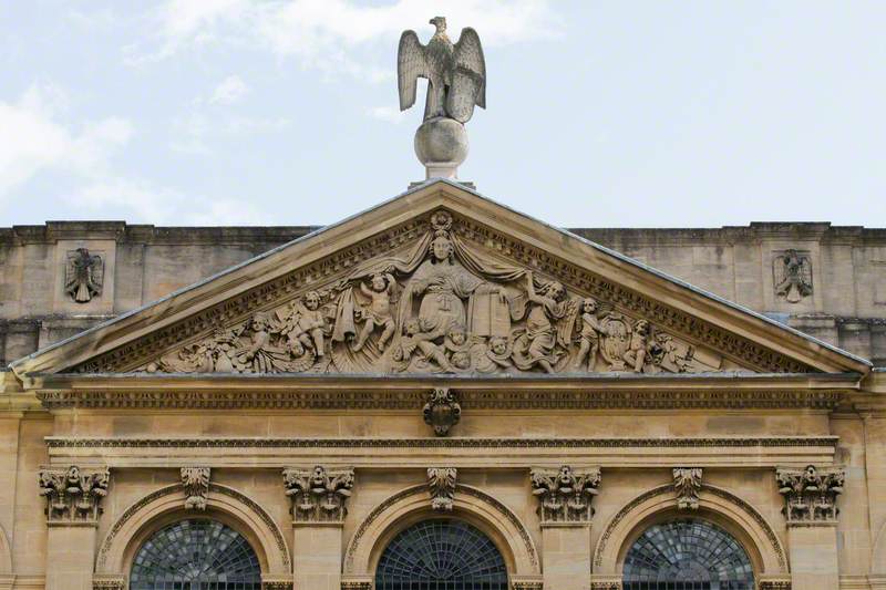 Library West Tympanum