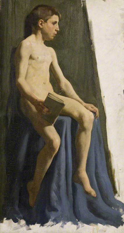 Seated Nude with a Book