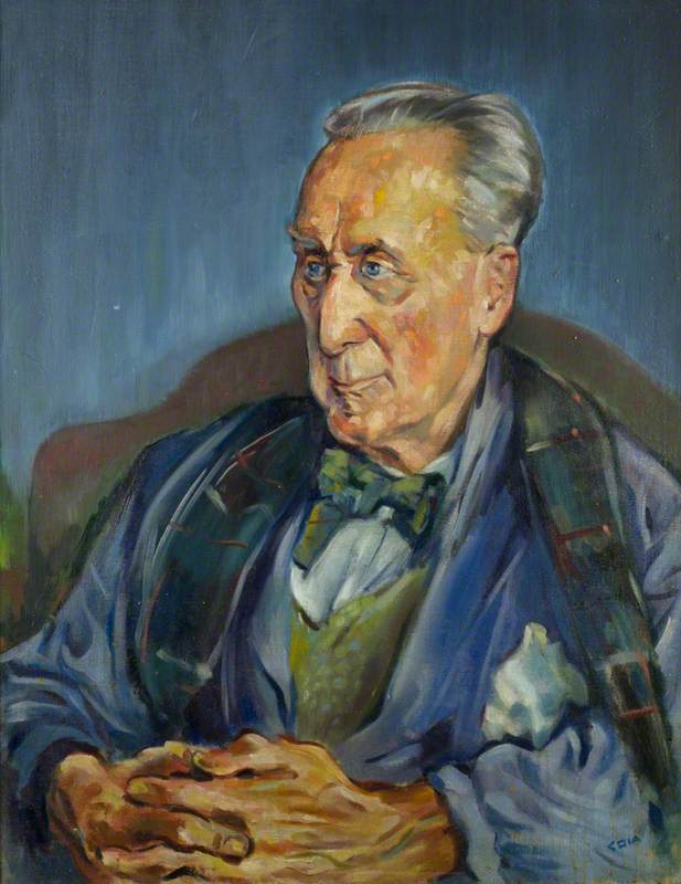 John Duncan Fergusson (1874–1961) in His Studio