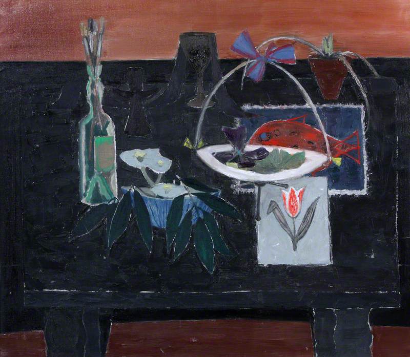 Still Life Black Table