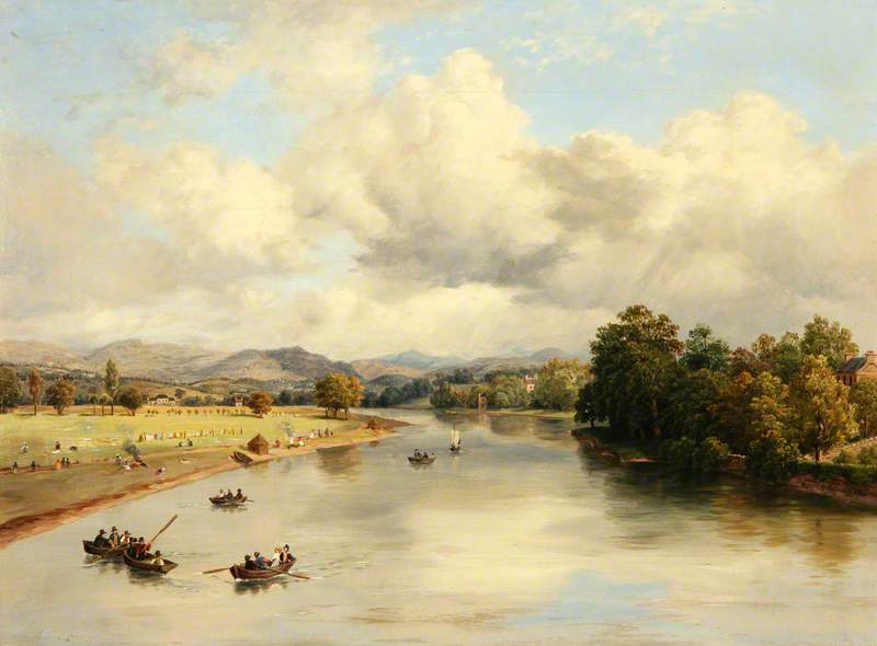 A View on the River Tay at Perth Looking North