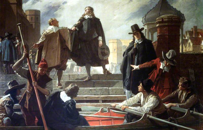 The Flight of the Five Members, 1642