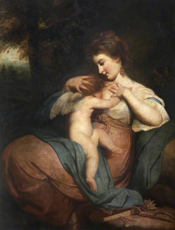 Hope Nursing Love (Miss Morris as Hope Nursing Cupid)