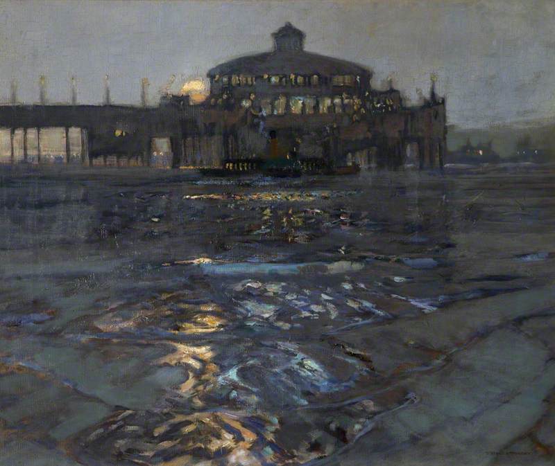 Plymouth Pier at Night