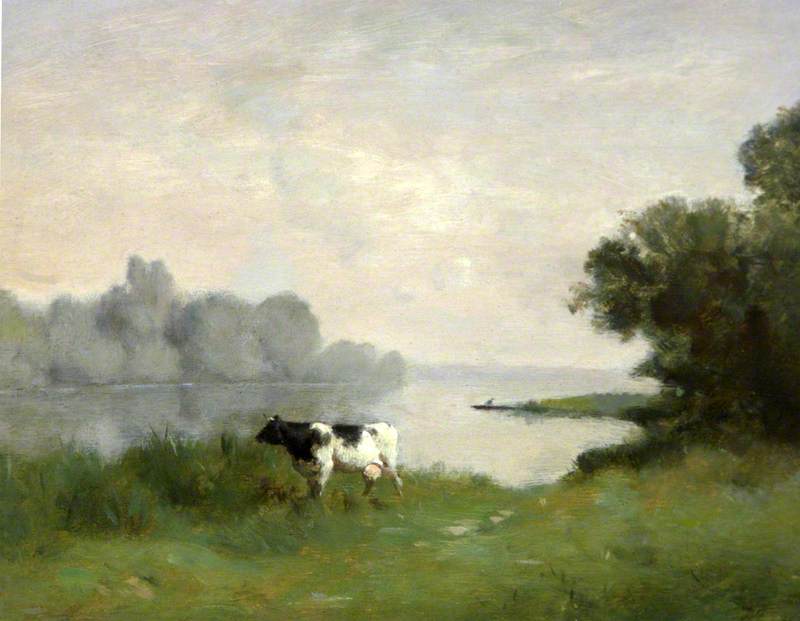 Cattle by a River