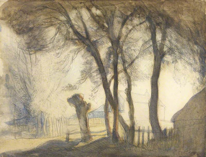 A Group of Trees (Home in Wood)
