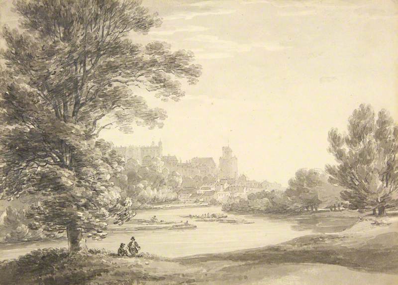 Windsor from Fellowes Eyot