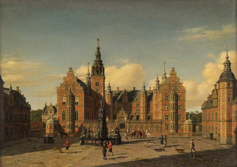 Exterior of the Castle Frederiksborg in the Time of Christian 4th