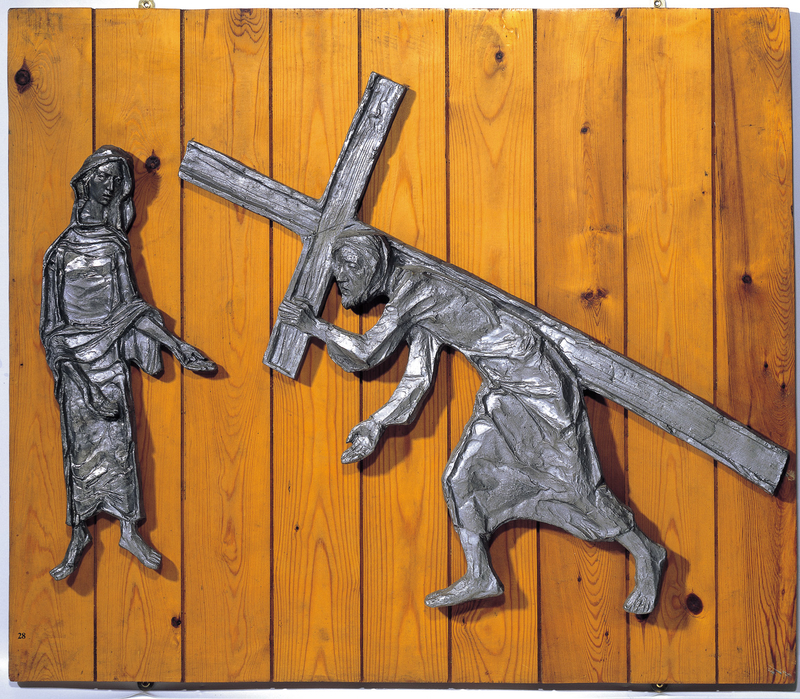 Jesus Meets His Blessed Mother (from a set of Stations of the Cross)